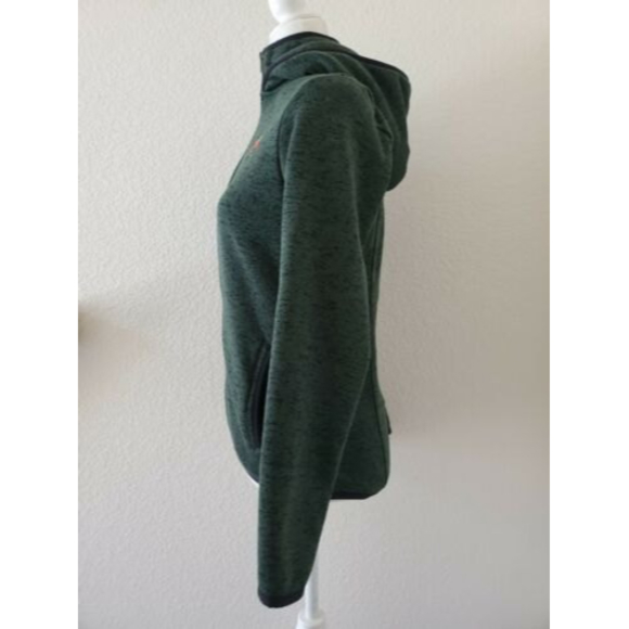 NHL Minnesota Wild Women's Size Medium Full Zip Fleecy Green Jacket w/Ho… - Picture 3 of 7